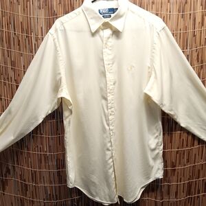 Polo Ralph Lauren Men's Off-White Button-Down Shirt
